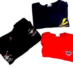 Lot Of 3 Lockheed Martin F-35 Military Shirts